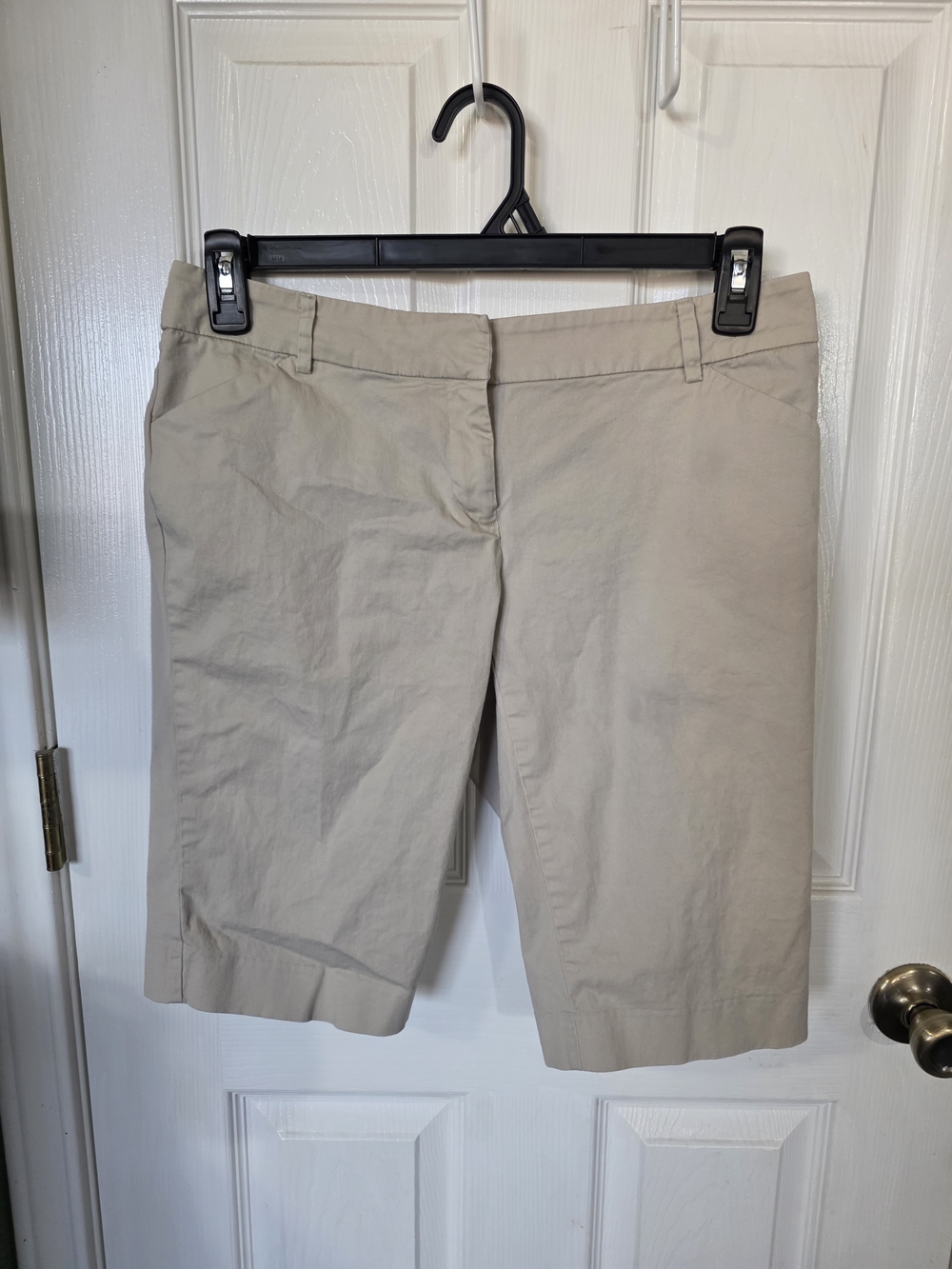 New York & Company Light Beige Bermuda Shorts